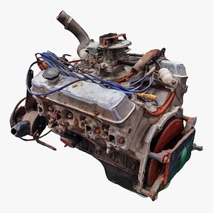 car engine 3D model