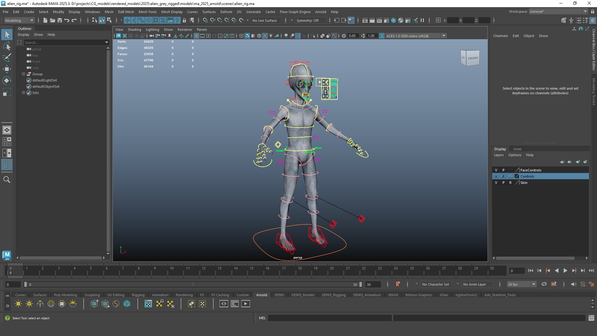 Grey Alien PBR Rigged 3D model https://p.turbosquid.com/ts-thumb/Xf/HhRzlI/EV/alien_rigged_maya_screenshot_01/jpg/1764330069/1920x1080/fit_q87/392622f07b6e2b02f7d9ea36e3b151fa7d9dd103/alien_rigged_maya_screenshot_01.jpg