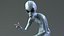 Grey Alien PBR Rigged