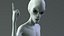 Grey Alien PBR Rigged