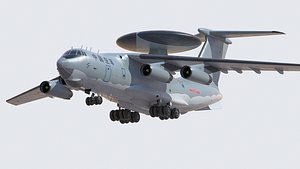 KJ-2000 AWACS 3D model