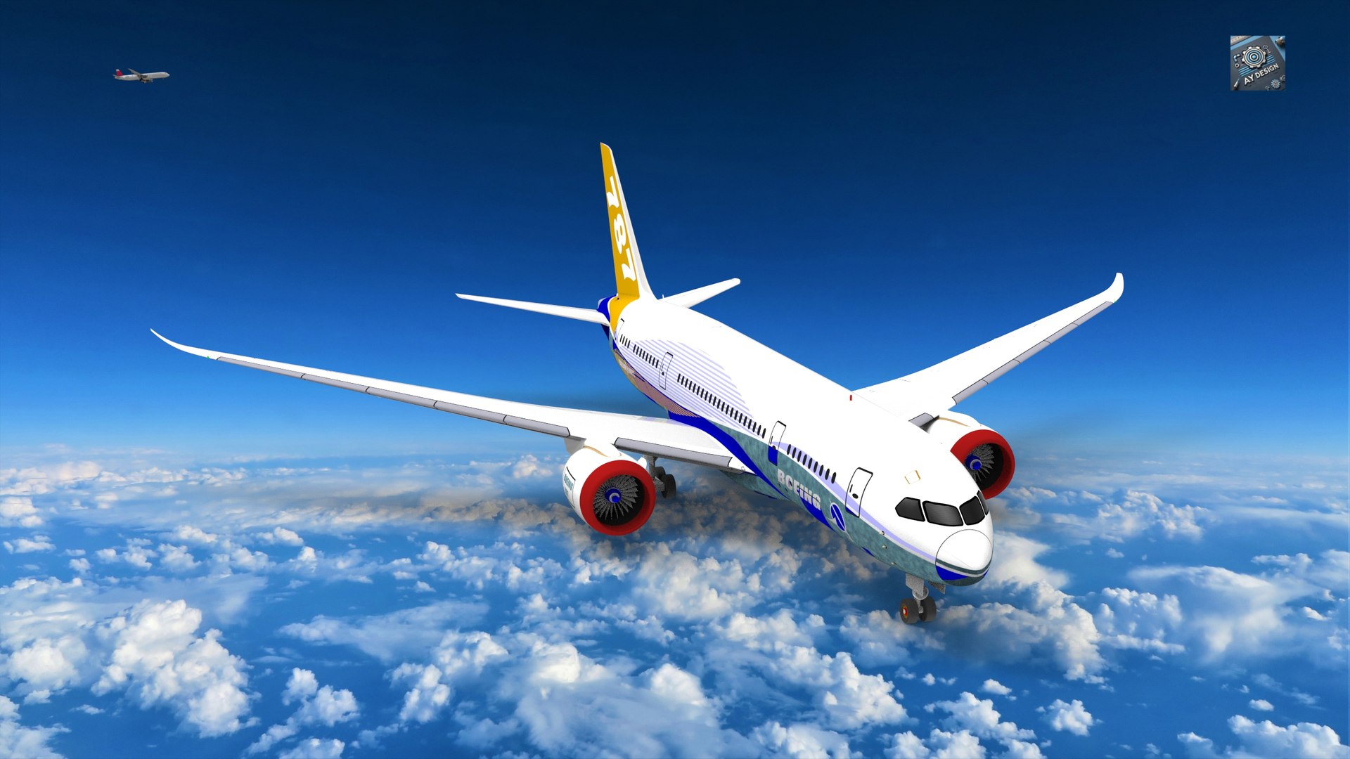 The Boeing 787 3D Model - TurboSquid 2361484