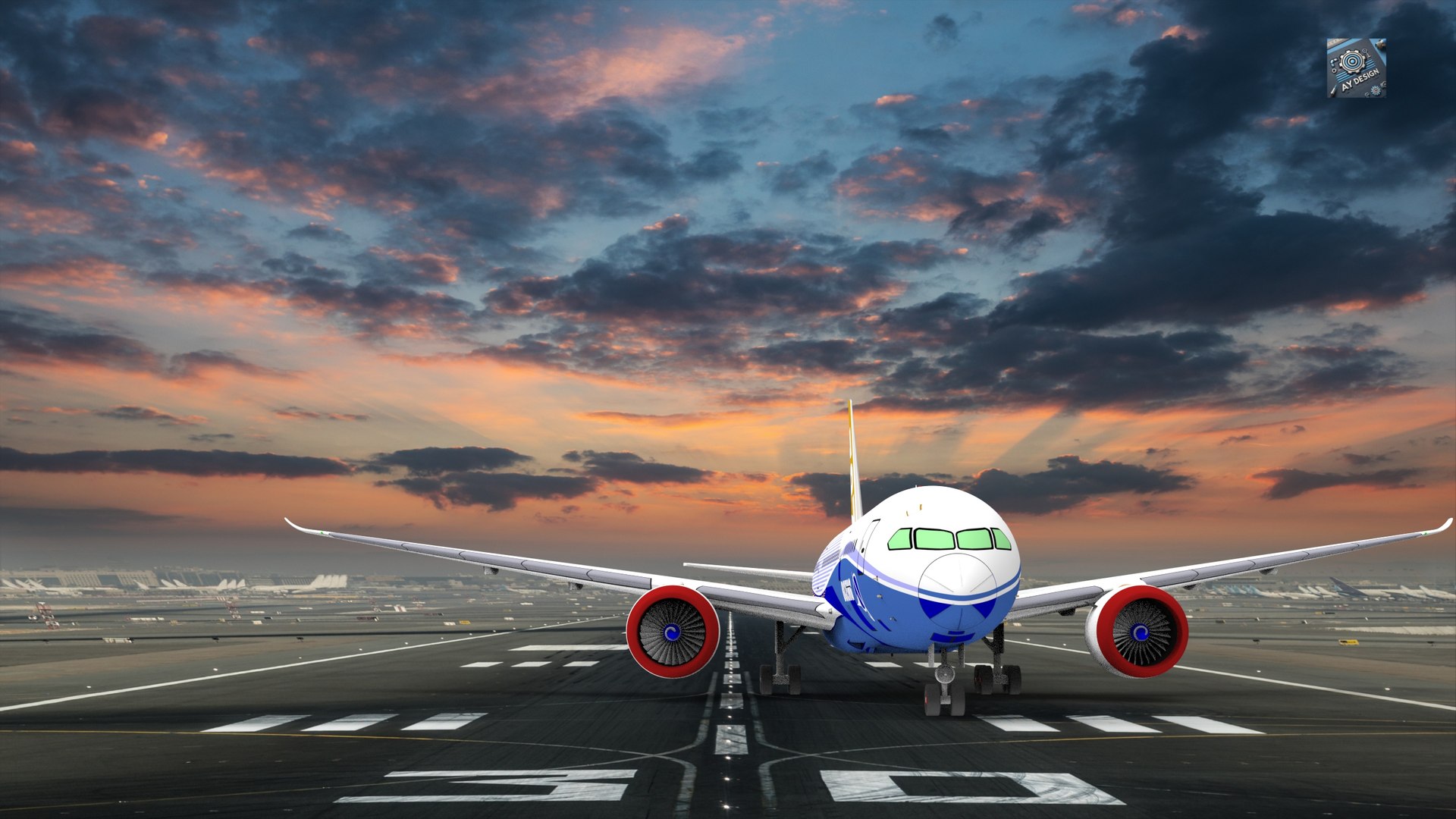 The Boeing 787 3D Model - TurboSquid 2361484