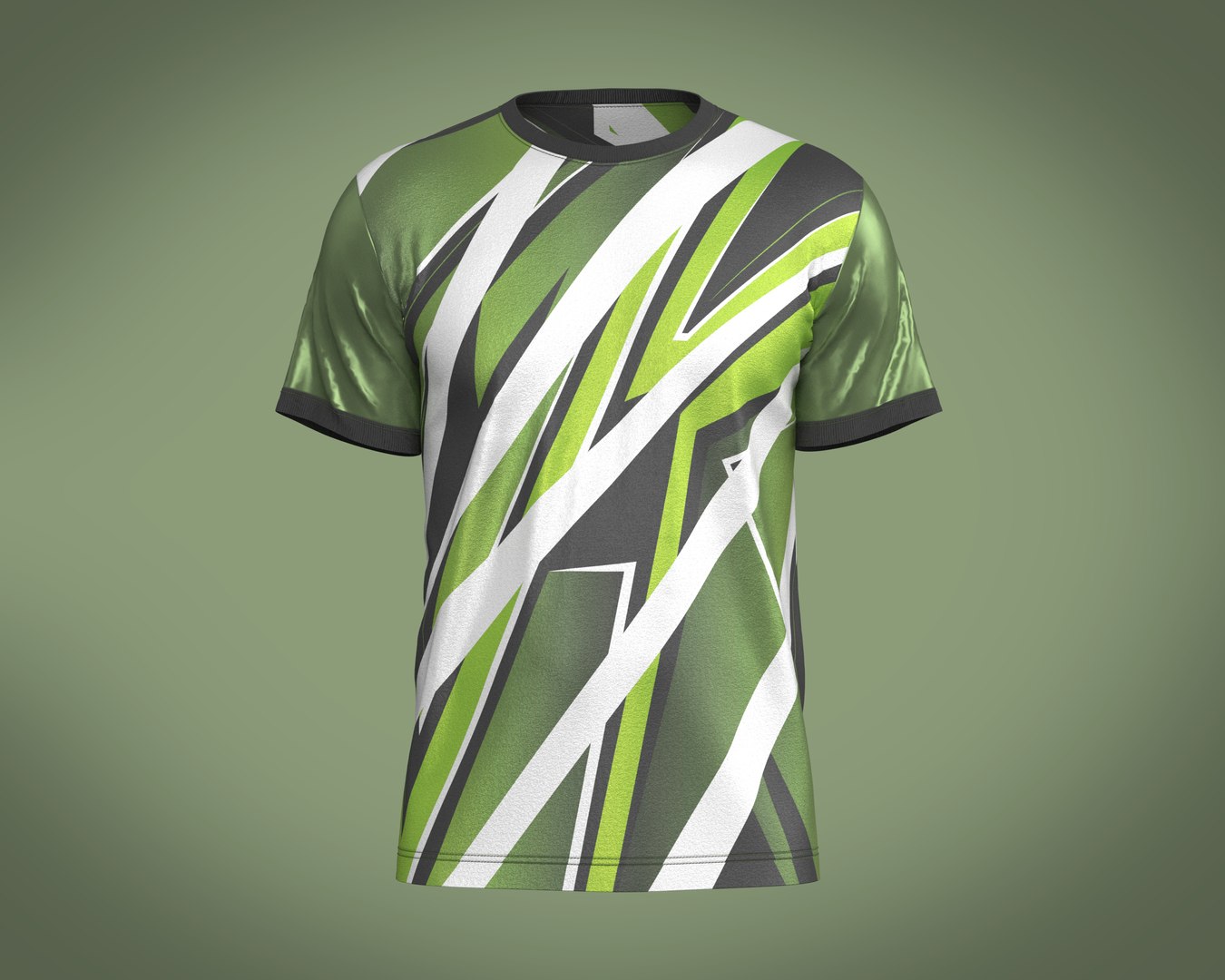 Soccer Print Jersey 3D Model TurboSquid 1965276