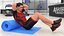 Fitness Trainer Doing Crunches