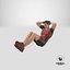 Fitness Trainer Doing Crunches