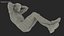 Fitness Trainer Doing Crunches