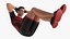 Fitness Trainer Doing Crunches