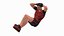 Fitness Trainer Doing Crunches