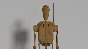 battle droid 3D