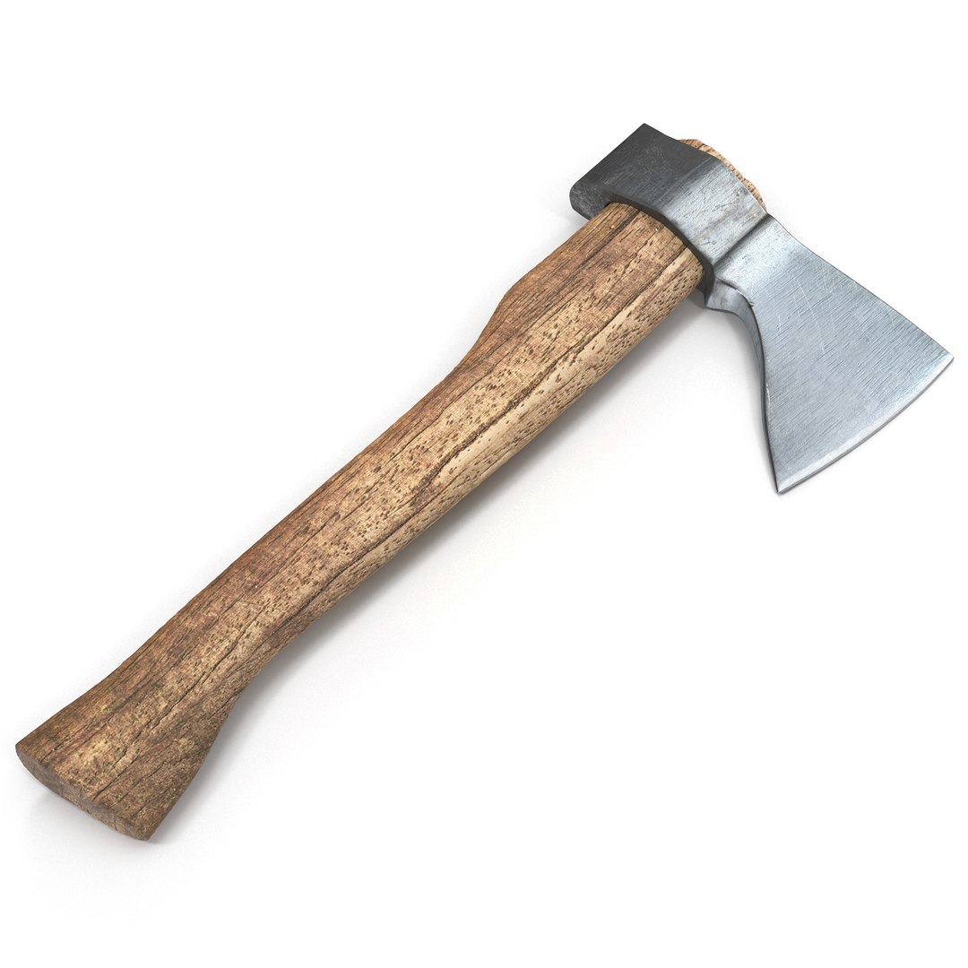 Old Hatchet 3D Model 3D model preview
