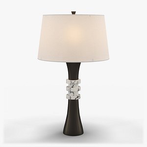 Uttermost Banded Table Lamp Onyx