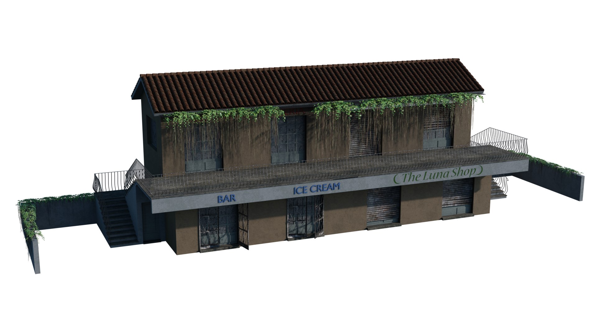 Abandoned Zoo Model - TurboSquid 2297389
