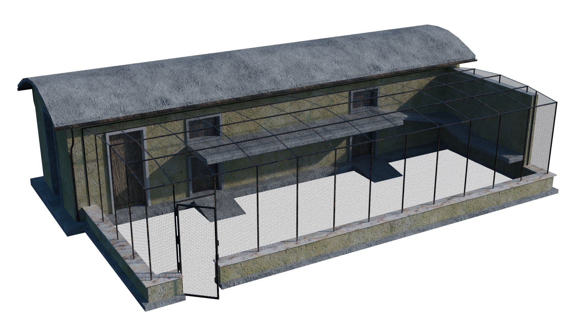 Abandoned Zoo Model - TurboSquid 2297389