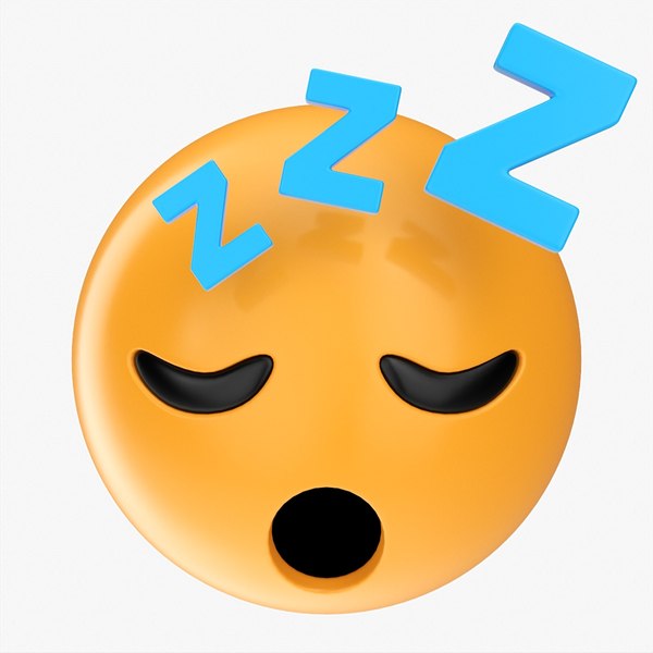 3D Emoji 040 Sleepy