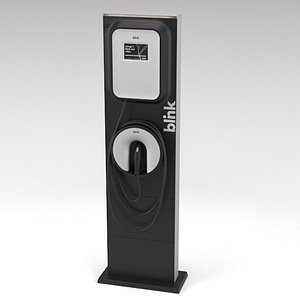 3d model of blink electric vehicle charger