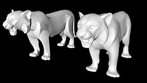 tiger animal 3D