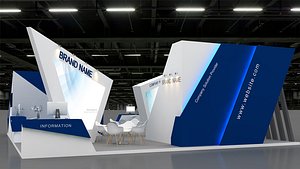 3D Model Exhibition Booth 3D model