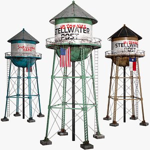 WATER TOWER SAFE AREA 3D model