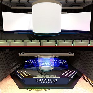 Hotel Meeting Room 45 3D