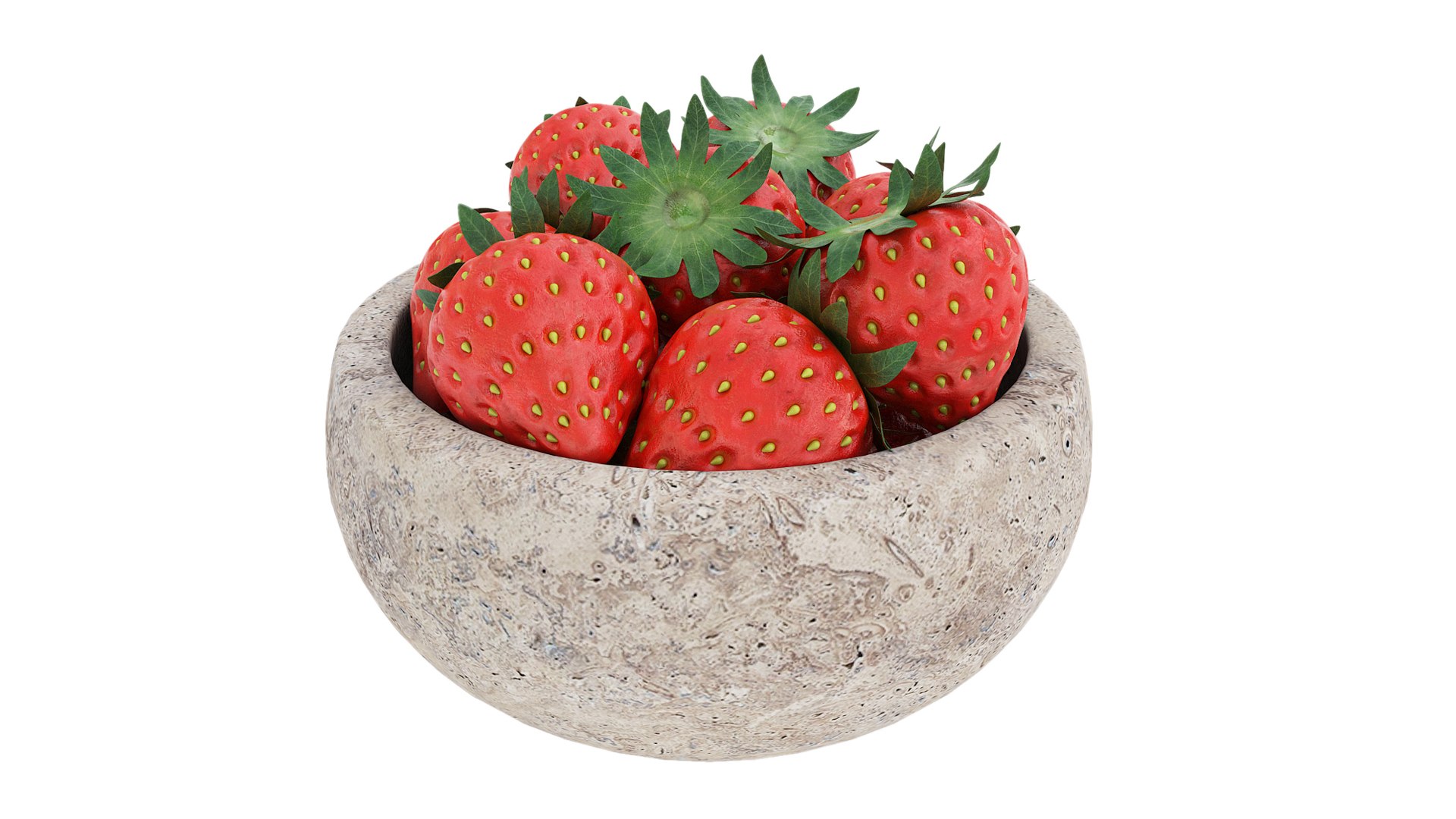 Berry Bowls 4 3D - TurboSquid 2450396