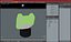 Console Controller 3D Lamp Green