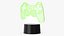 Console Controller 3D Lamp Green