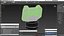 Console Controller 3D Lamp Green