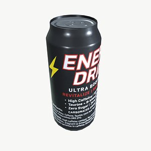 3D Energy Drink model