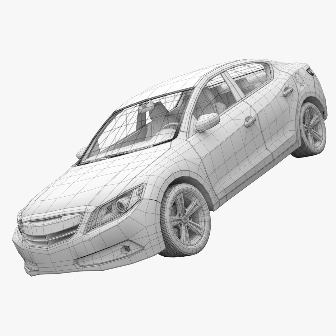3ds Max Sedan 1