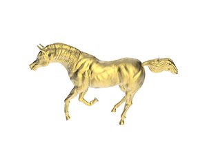 Arabic Horse in galloping position 1