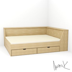 3D bed 160 200 model