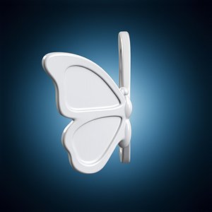 Butterfly Sculpture 3D Print Model