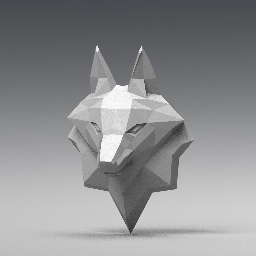 3D Print Fox Head - TurboSquid 1676671