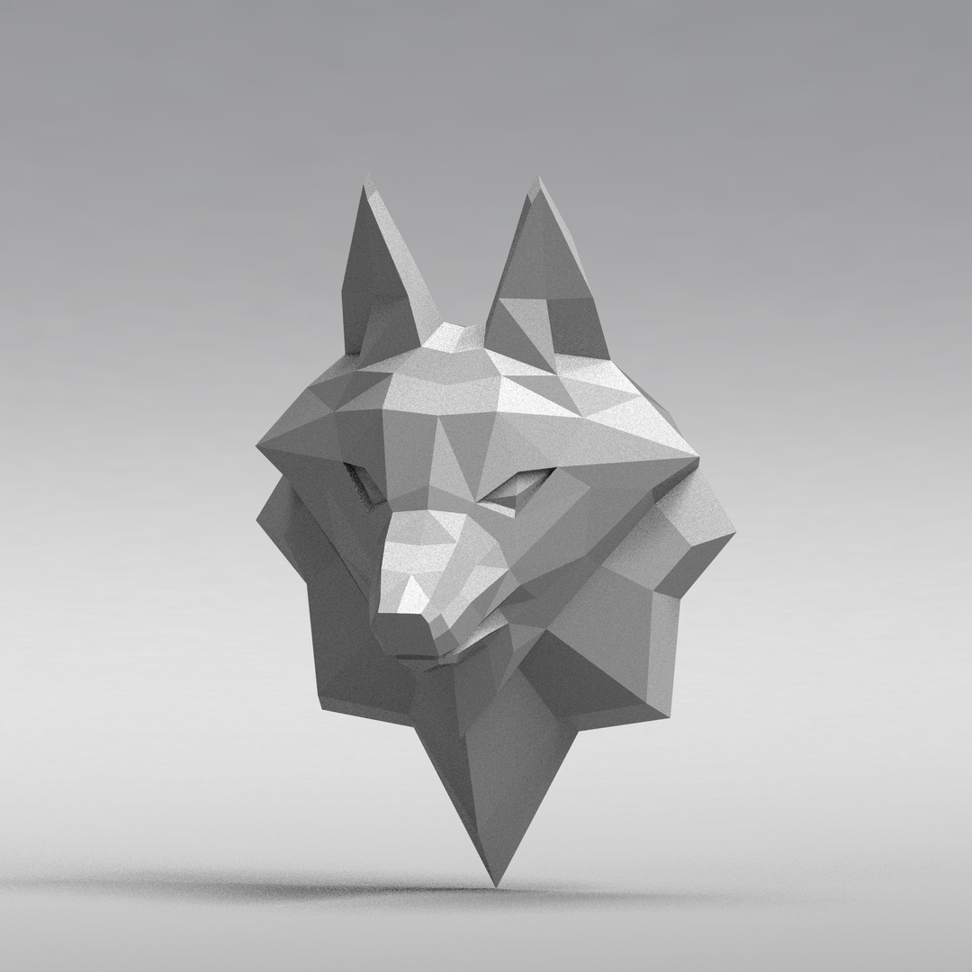 3D print fox head - TurboSquid 1676671