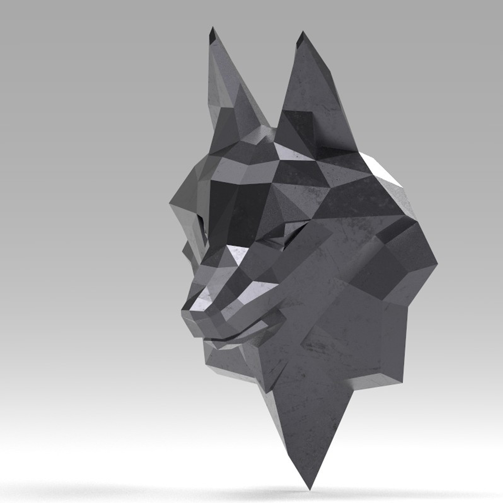 3D print fox head - TurboSquid 1676671