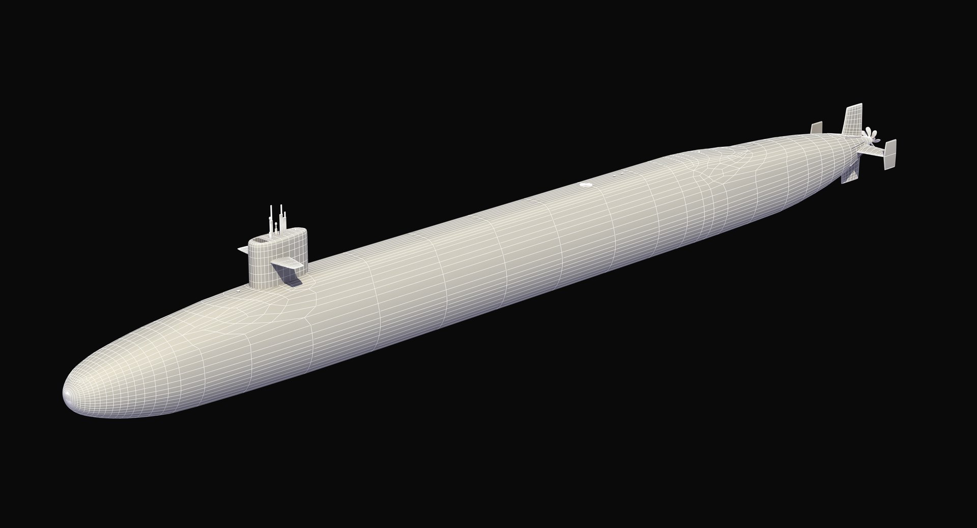 Ohio Class Submarine 3D Model TurboSquid 1407510
