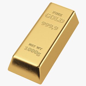 3D model Gold Bar