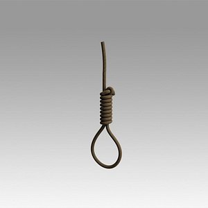 3D hangman knot model