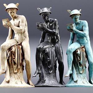 Greek sculpture 3D model