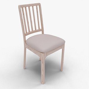 Modern Wooden Dining Chair for Kitchen - Living Room and Restaurant Interior 3D Model