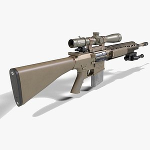 3D M110 Sniper Rifle