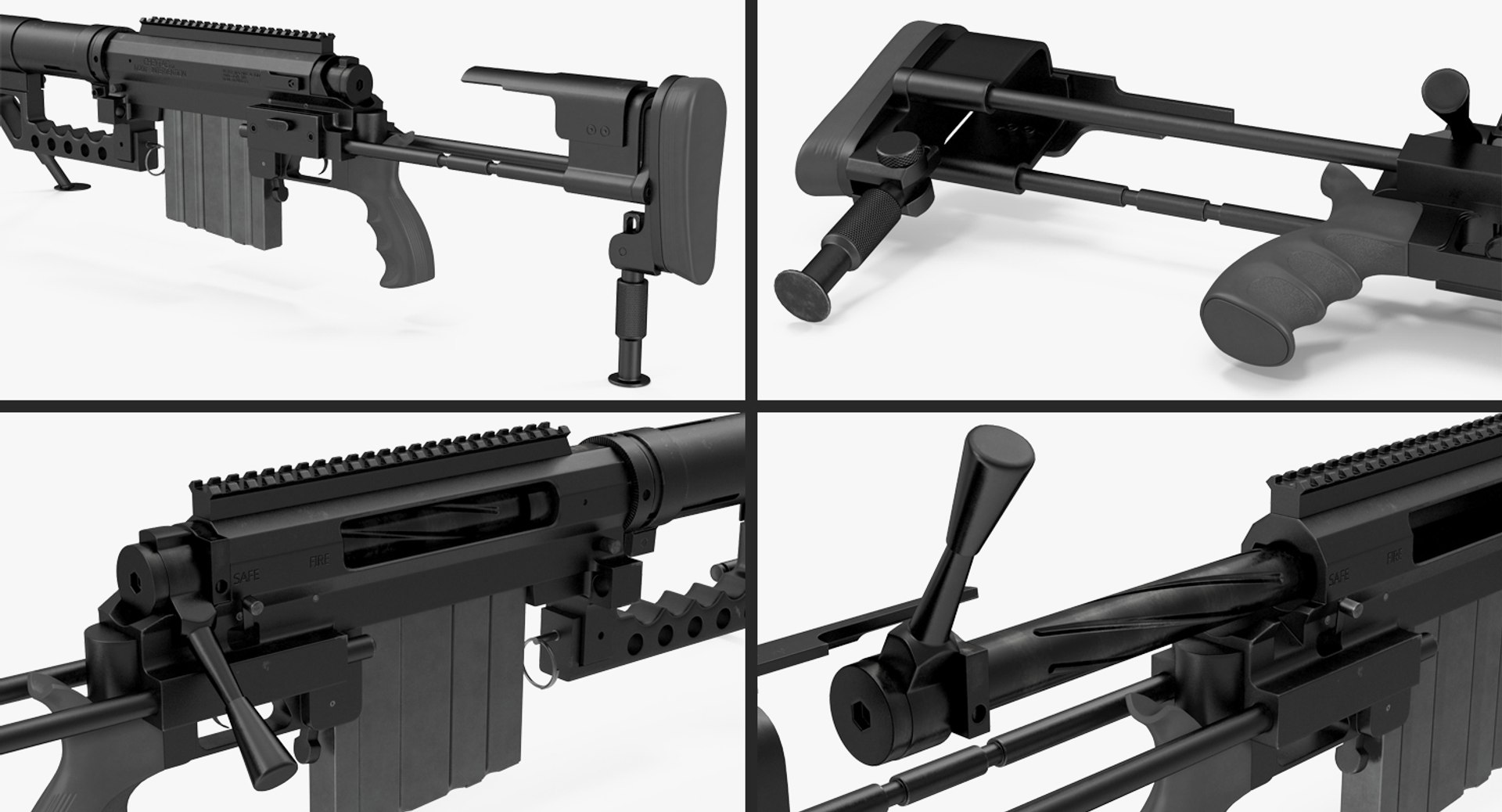Rifle Cheytac Intervention M200 Model | 1144925 | TurboSquid