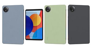3D Xiaomi Redmi Pad SE 4G All Colors Low Poly