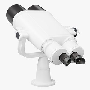BinocularTelesctopeWhite 3D
