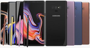 realistic samsung galaxy note9 3D