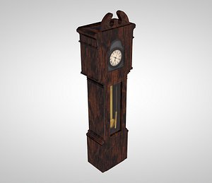 grandfather clock 3D model
