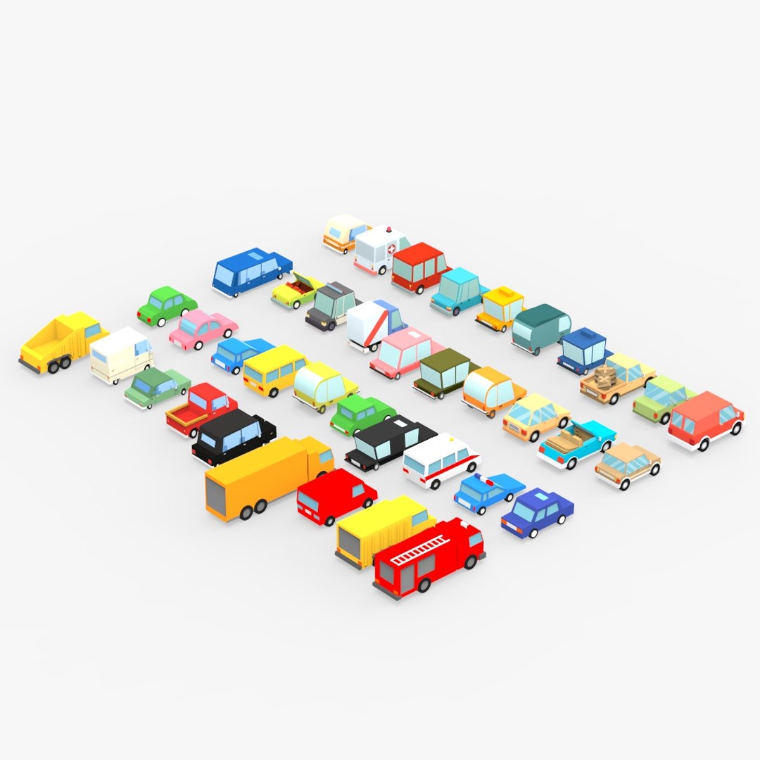 3D 39 cartoon cars https://p.turbosquid.com/ts-thumb/Xg/jxoY1o/YwstIoL6/1.468/jpg/1538301561/1920x1080/fit_q87/7b04aa28abe35ca85c797dc56b3dbd6b9f49bd3e/1.468.jpg