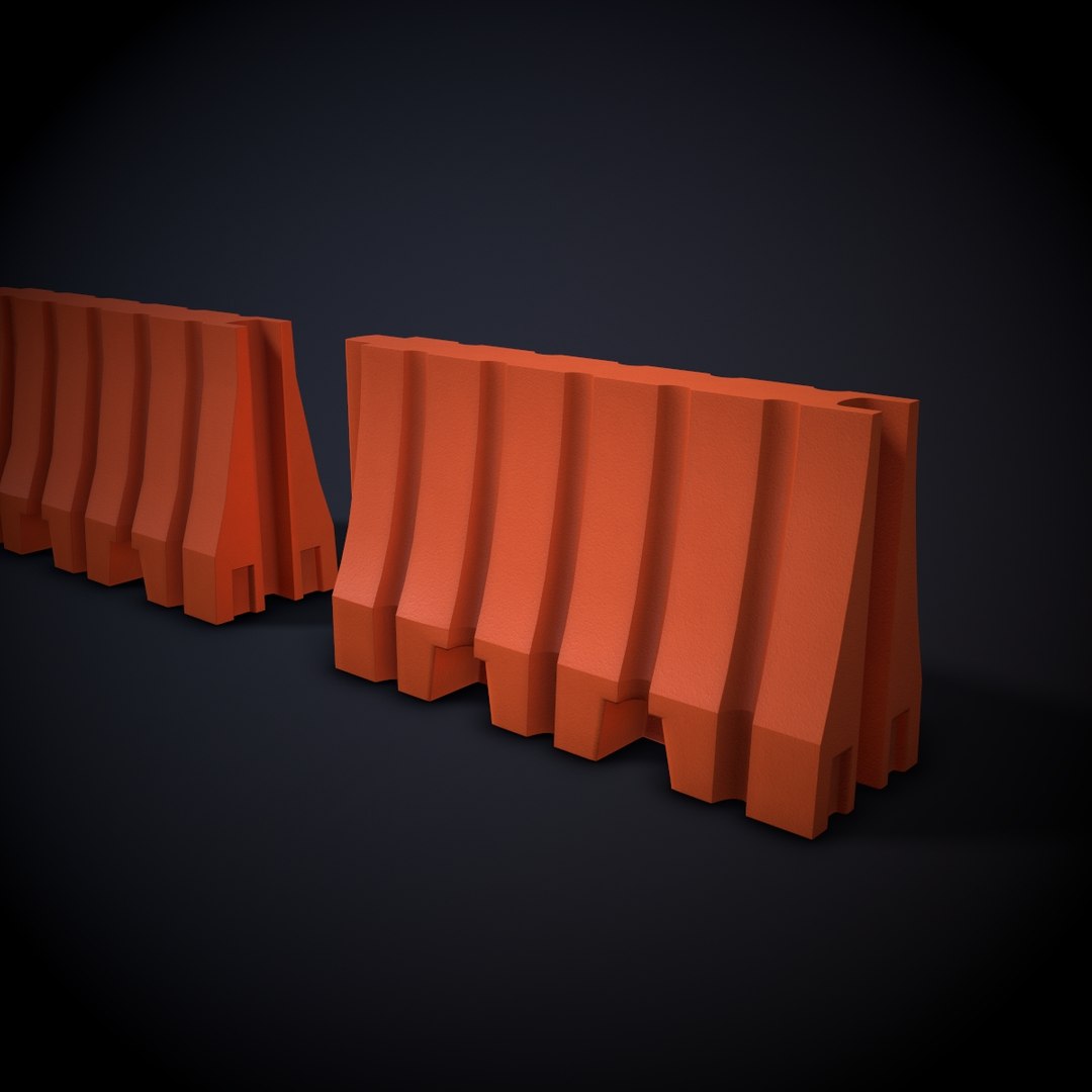 3D Barrier Model - TurboSquid 1486187