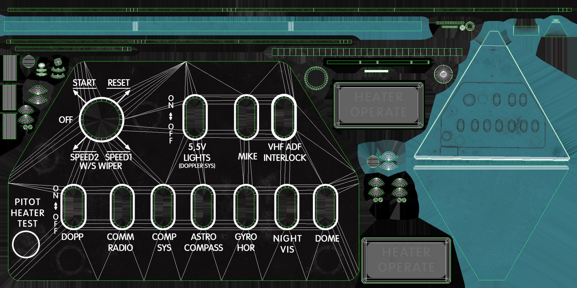 Right triangular panels board 3D model - TurboSquid 1362198